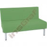 Pohovka Inflamea 1, pro 2 osoby - zelená 