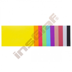 Lesklé barevné papíry pro vystřihování 10 ks A5