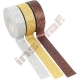 Brokátové samolepící pásky (stříbrná, zlatá, bronzová) 