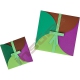 Čtverce na origami 140 x 140 mix