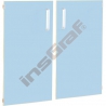 Dvířka k policovým skříňkám D - bleděmodrá