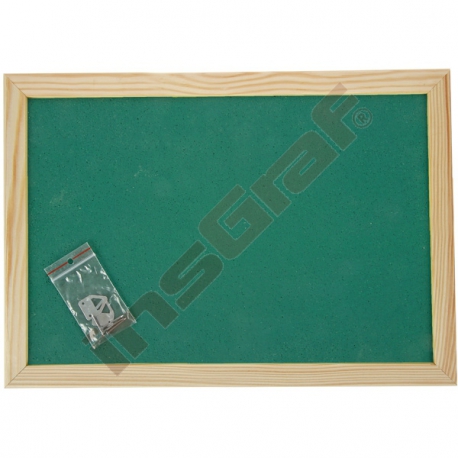 Korková tabule 90 x 120 cm - zelená