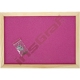 Korková tabule 90 x 120 cm - růžová