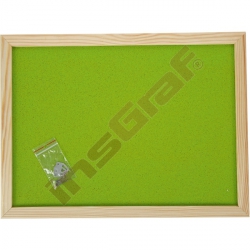 Korková tabule 100 x 150 cm - zelenkavá