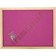 Korková tabule 100 x 150 cm - růžová