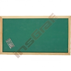 Korková tabule 100 x 200 cm - zelená
