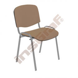 Konferenční židle ISO Alu béžovo-hnědá