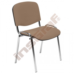 Konferenční židle ISO Chrom béžovo-hnědá
