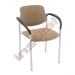 Konferenční židle STYL Arm béžovo-hnědá