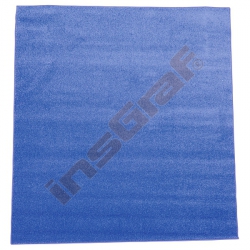 Jednobarevný koberec - modrý 2 x 3 m