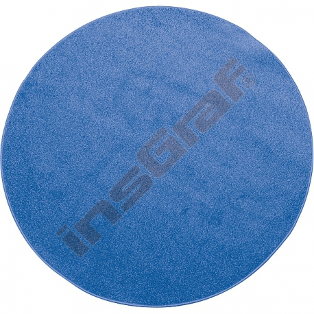 Kulatý koberec prům. 100 cm - modrý