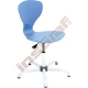 Židle Flexi otočná s reg. výšky modrá